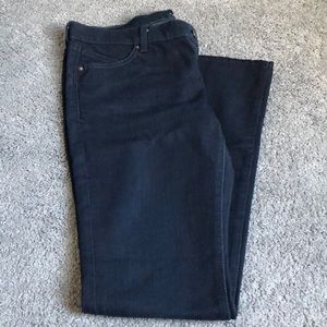 New dark wash jeans